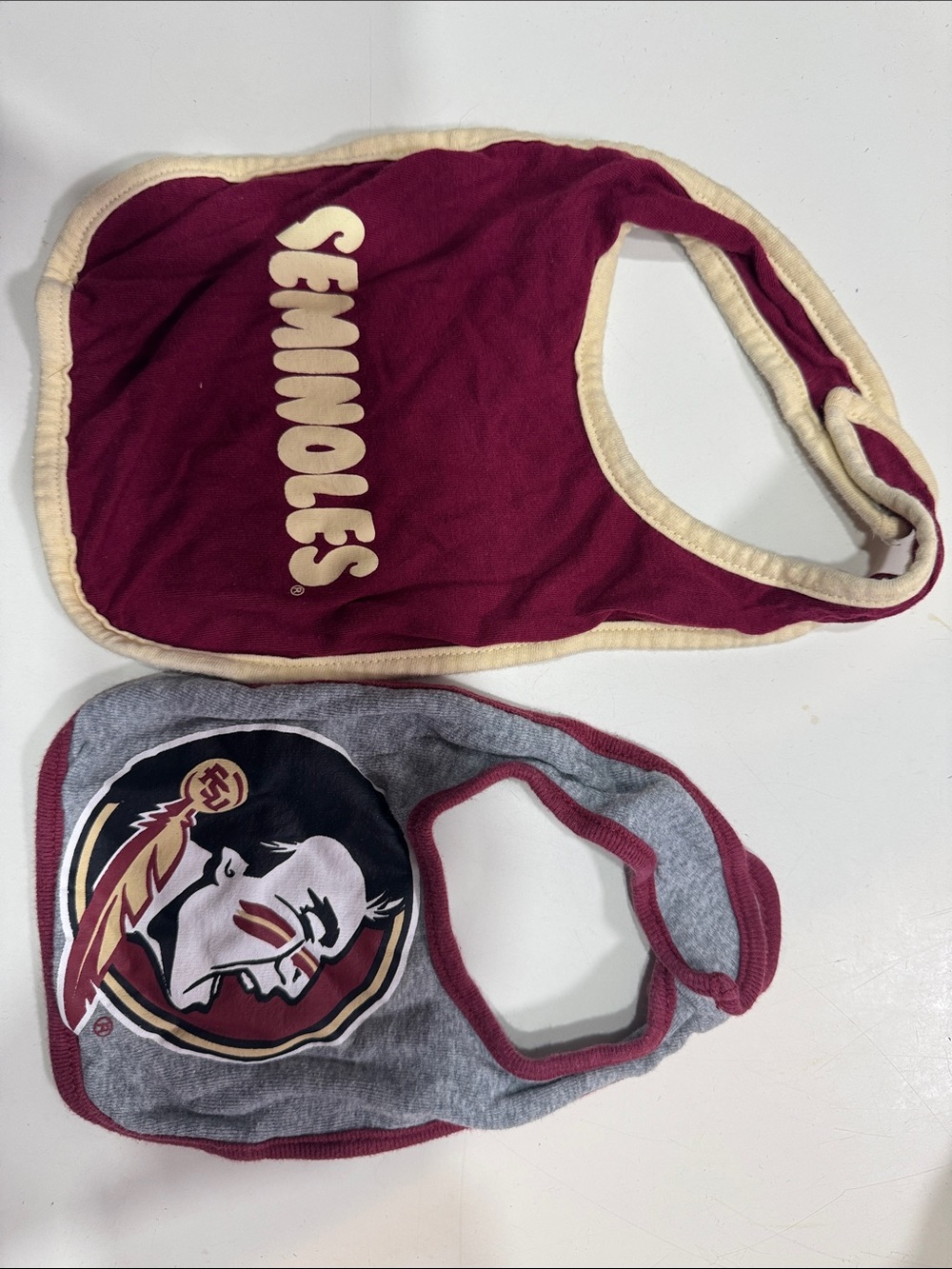 Florida State Seminoles Baby Bibs - Garnet & Gold